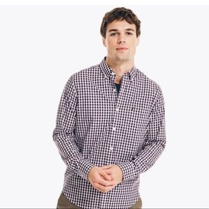 Men’s button down shirt.